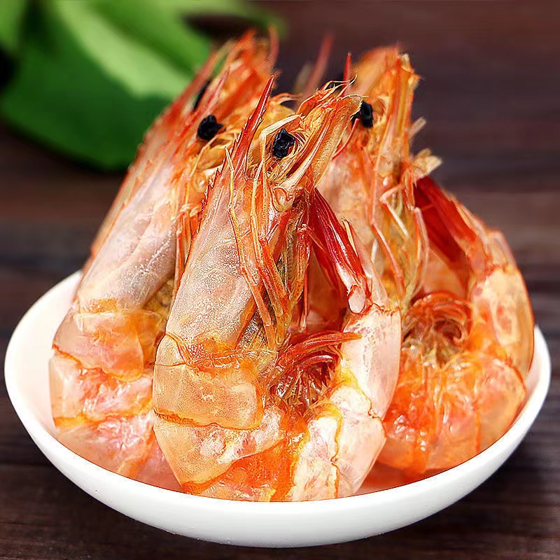 盐田烤虾干（大小不均匀，冷冻保存）即食（会有黑头）