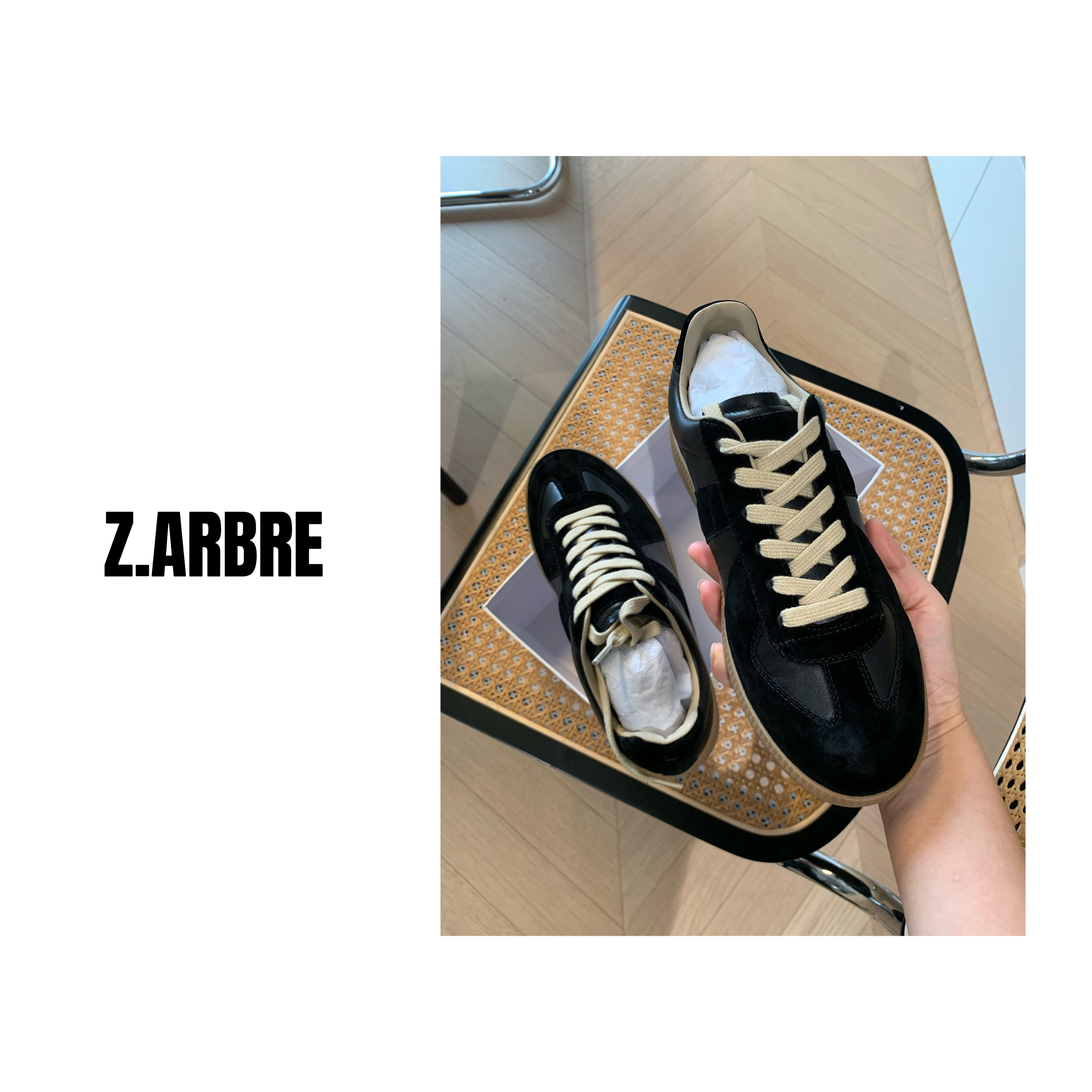 Z.ARBRE “女明星款”头层牛皮 永恒经典秋冬黑德休闲鞋女
