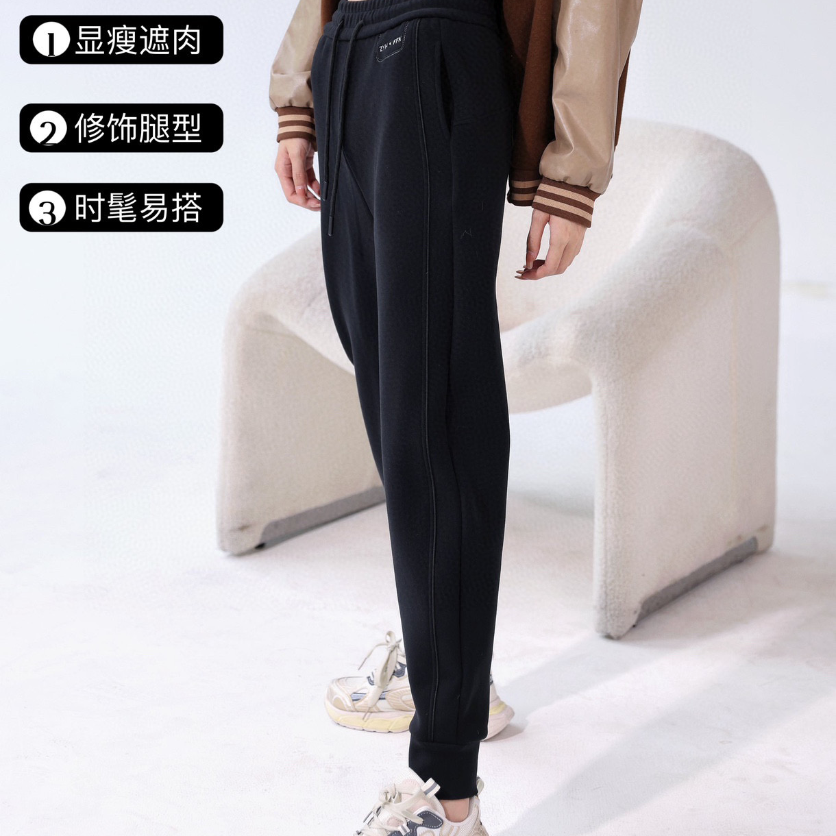 线下299！羽丝绒男女同款防风裤Z1Y060