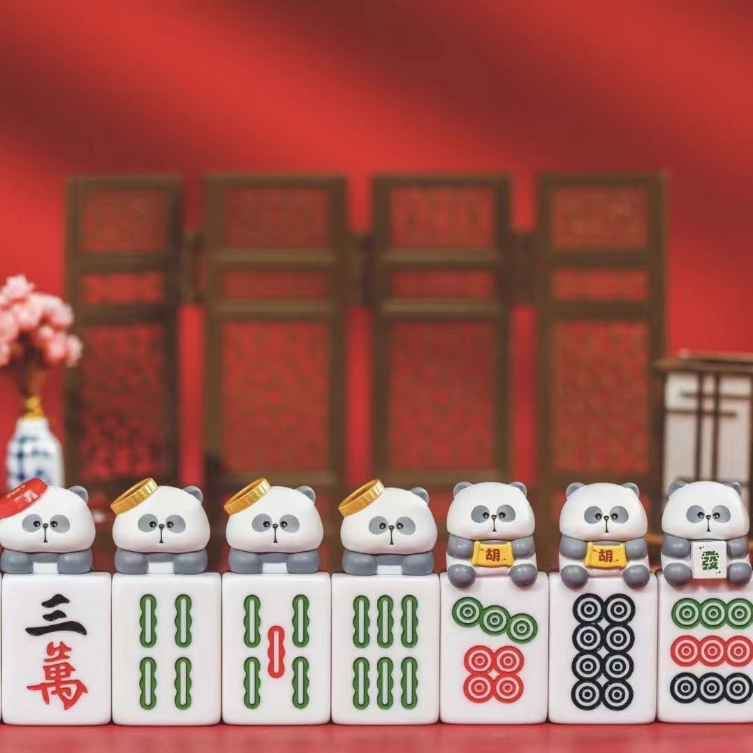 【小耙听牌】潮玩盲盒直播间现拆正品盲盒气泡产品拆封麻将