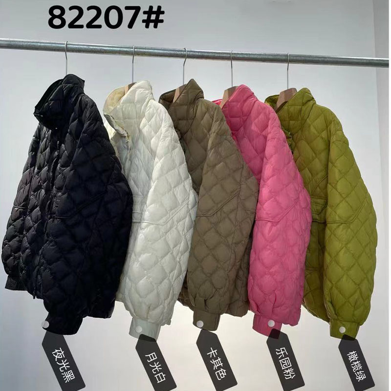 线下998！聚（女装）82207 五色独特设计感轻薄羽绒服外套