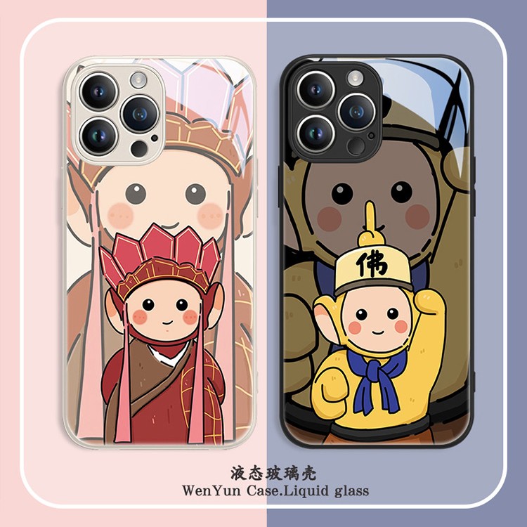 适用于苹果/华为/小米/OPPO/VIVO新款高颜值西游记天线宝宝手机壳