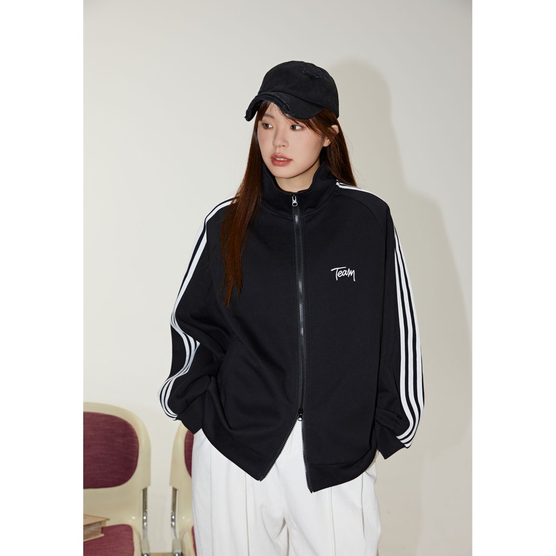 秋季新款休闲运动外套#厚款【仿羊羔绒内里】棒球服男女韩系高级感