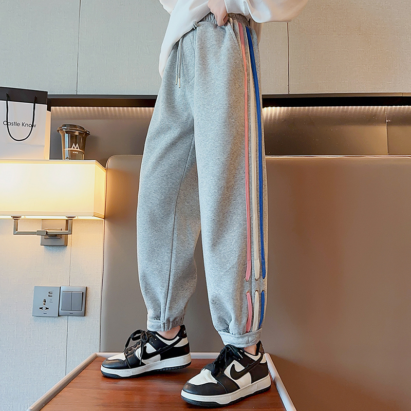 女童裤子春秋2024新款6-12岁15岁中大儿童小女孩洋气休闲运动卫裤