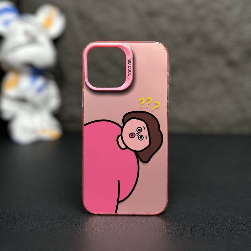 奥菲顿搞怪情侣适用iPhone15/14promax手机壳苹果13/12/11套xr潮
