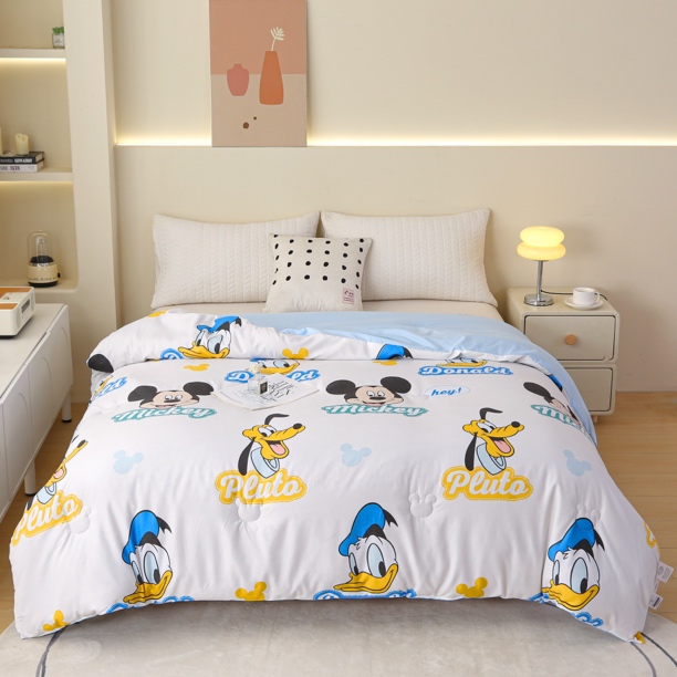 迪士尼大豆纤维被秋冬款加厚被子保暖棉被被芯学生冬被5.7斤