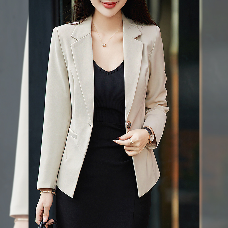韩版小西装休闲时尚百搭外套女装春季职业女神范高级感西服小个子