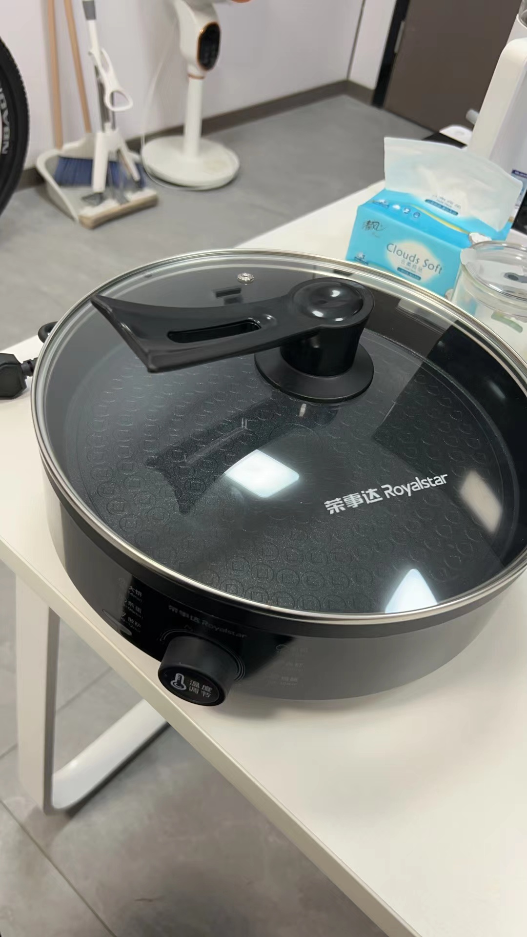 家用简生活多功能不沾加深涮烤可视电饼铛