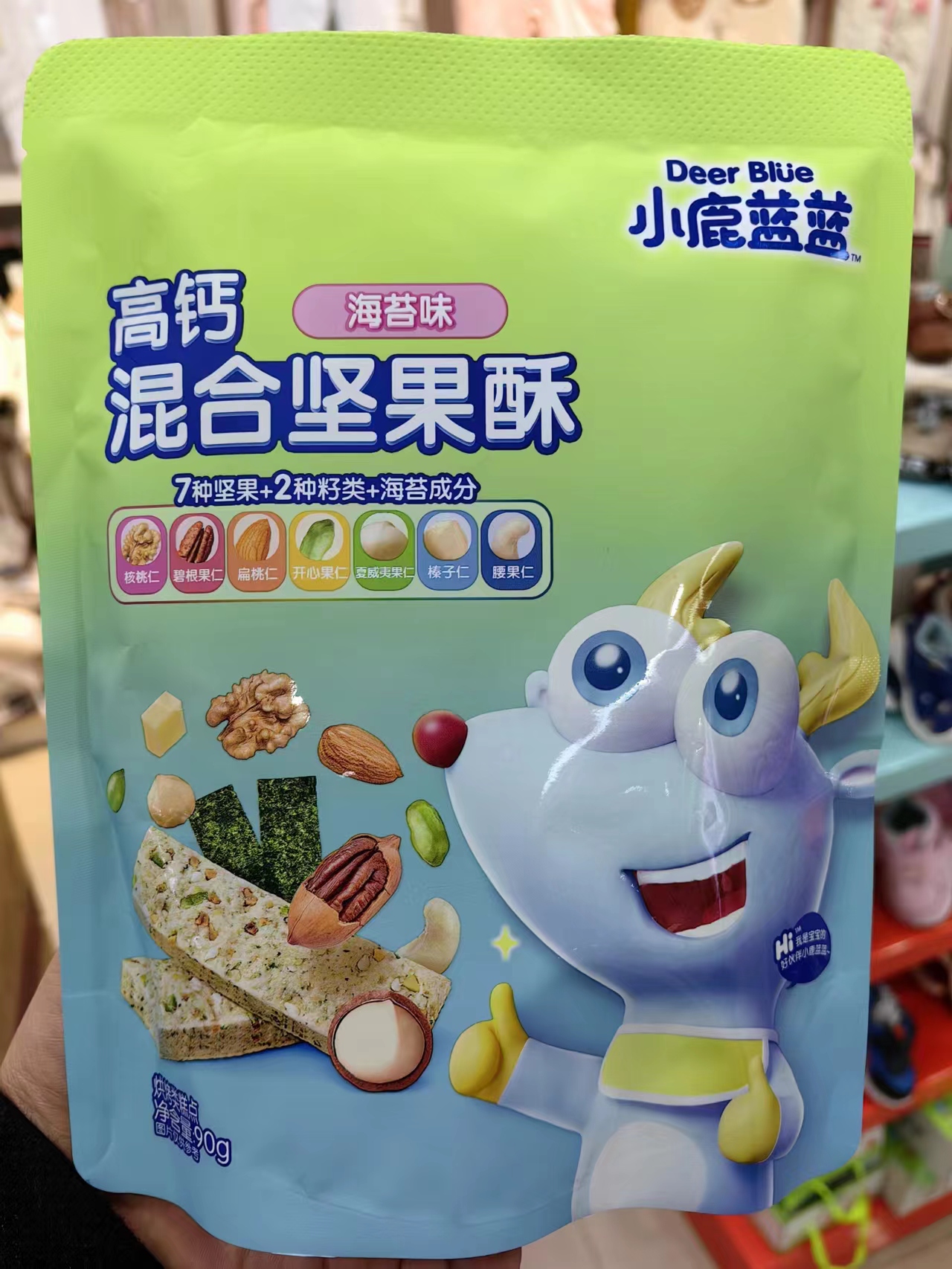 小鹿混合坚果酥90克