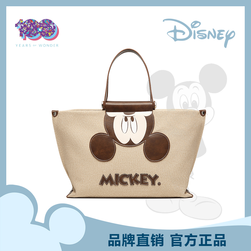 Disney/迪士尼「100周年纪念款」米奇镜花水月托特包