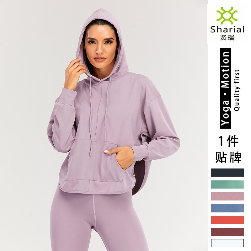 秋冬女装新款瑜伽服纯色欧美运动套装健身裤三件套文胸外套裤子