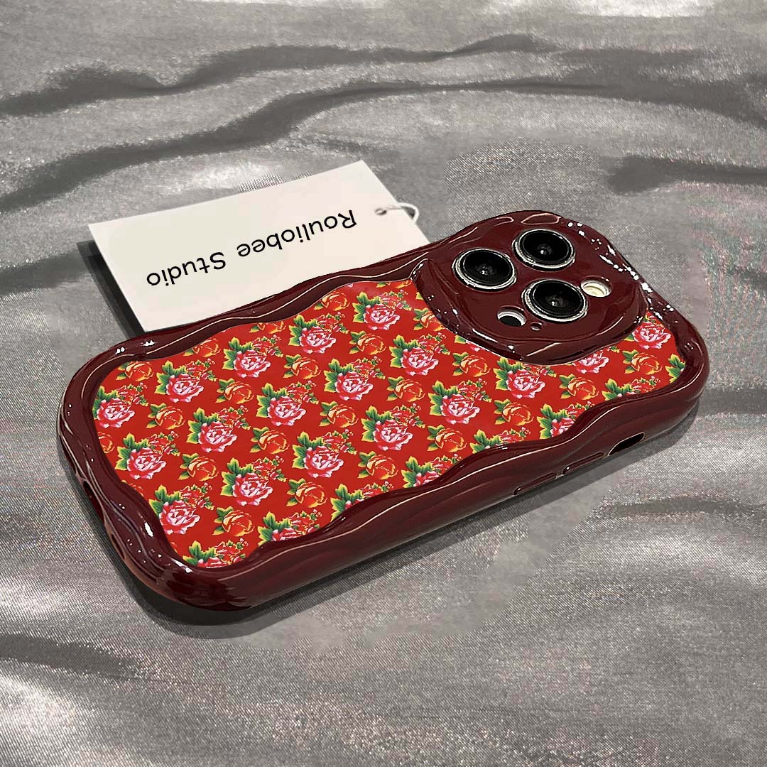 东北红棉袄适用苹果15/14promax手机壳13全包华为/vivo/小米/oppo