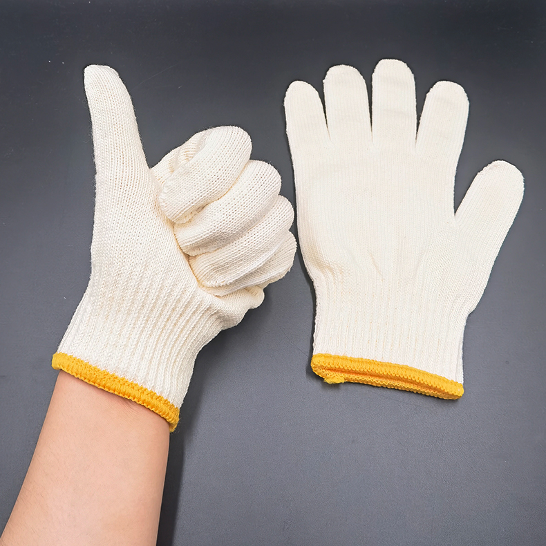 精装棉盖涤劳保手套 耐磨加厚舒适防滑工作手套600克