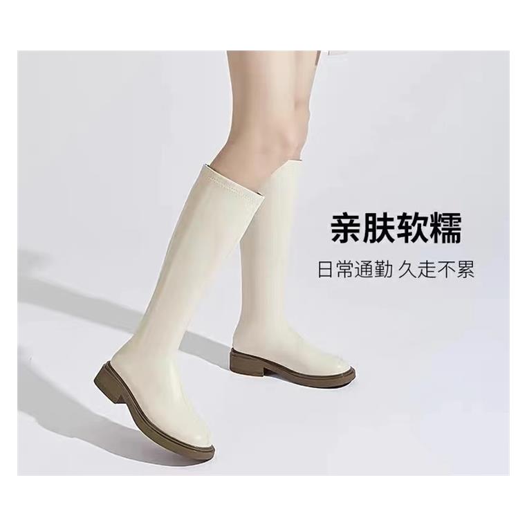 秋冬保暖时尚百搭厚底长筒休闲时装靴48319【加绒】