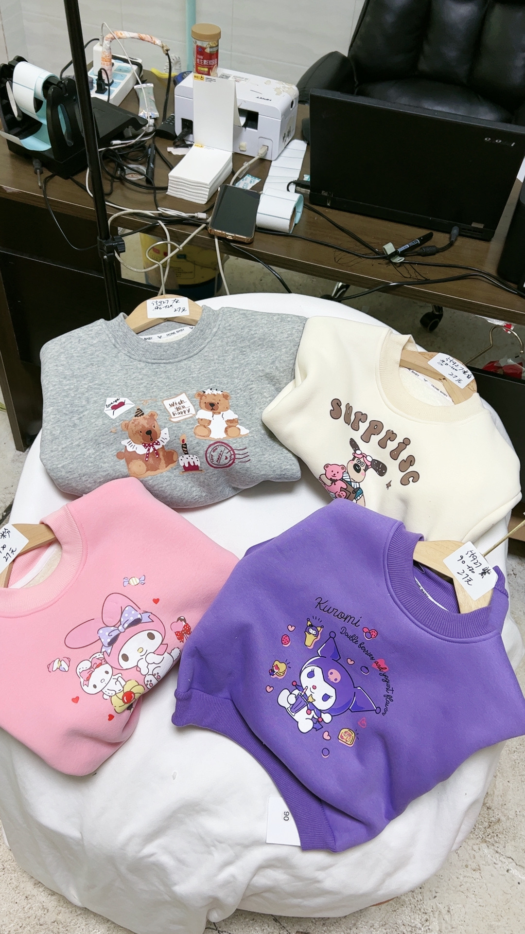 55927秋冬新款加绒卫衣