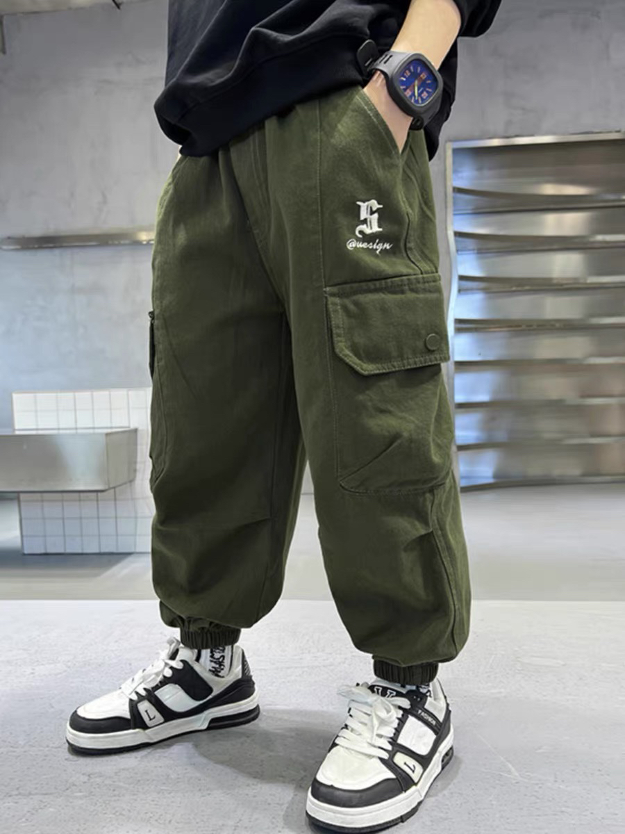 77972春秋新款中大童休闲裤子