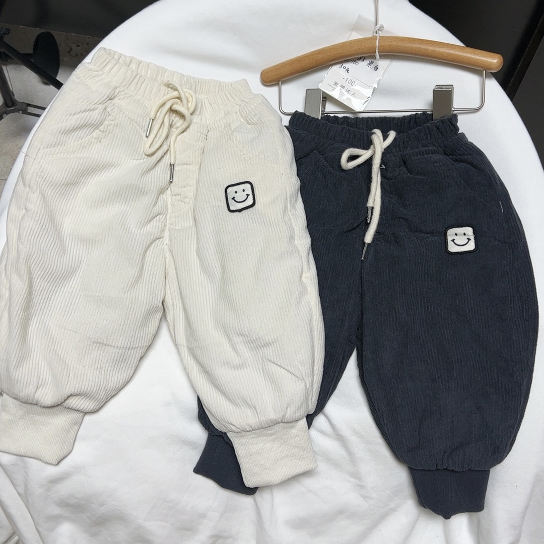 55583冬款加厚女童休闲裤子
