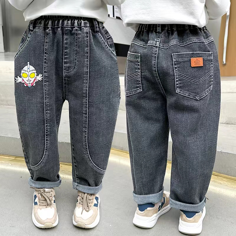 66912春秋新款男童休闲牛仔裤