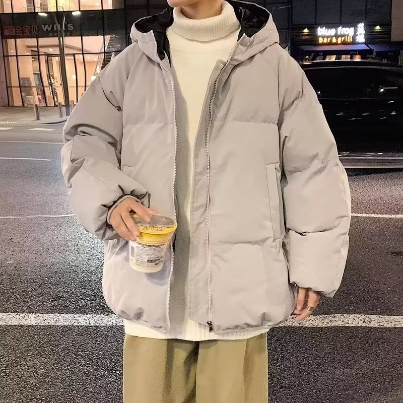 百搭棉衣男款潮牌冬季宽松加厚大码情侣秋冬面包棉服棉袄外套保暖