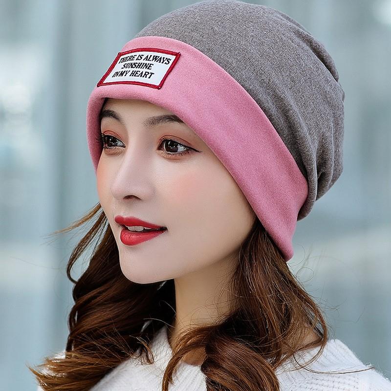 化疗后女士秋冬光头包头帽睡觉保暖病人开颅手术后专用套头月子帽