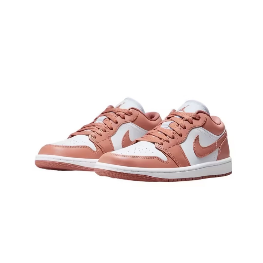 Nike/耐克AirJordan 1 low 低帮复古女鞋 DC0774-080女款时尚白红