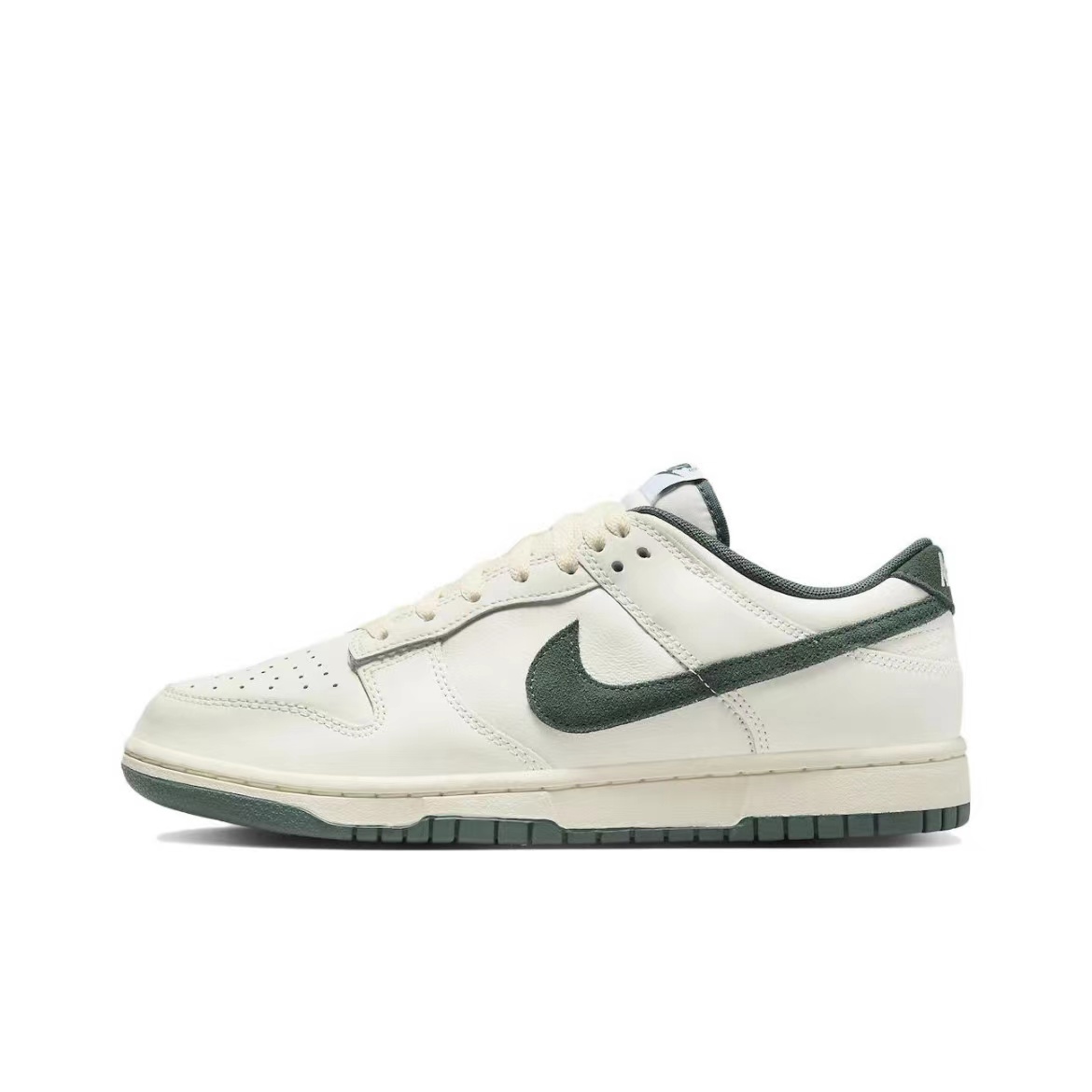 Nike/耐克Dunk Low男女白绿做旧复古低帮运动休闲板鞋 FQ8080-133