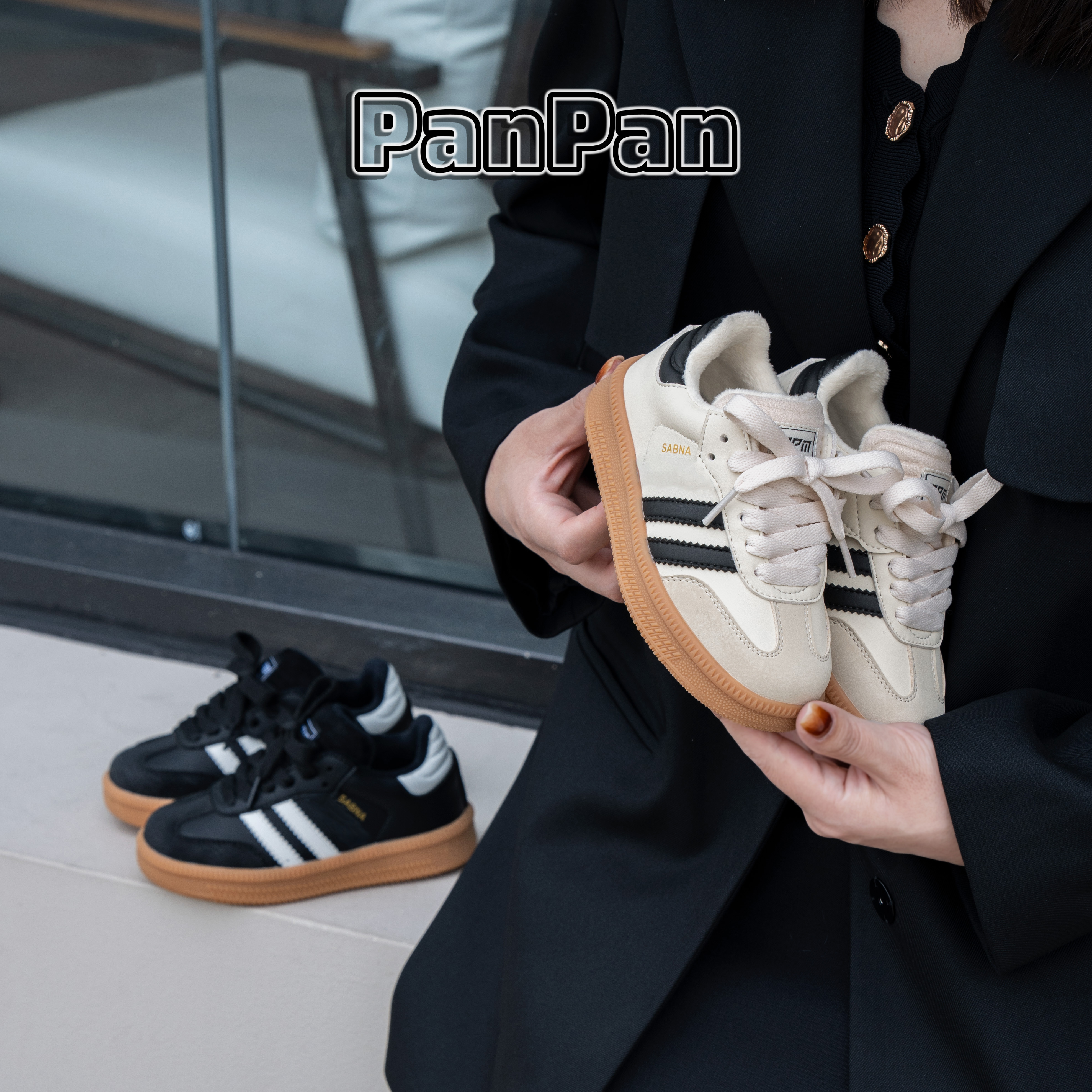 【XLG版本德训鞋】单里二棉经典休闲童鞋