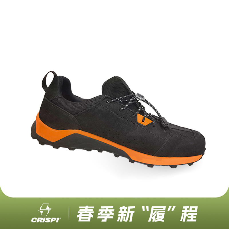 CRISPI户外时尚低帮轻便休闲透气耐磨牛皮/织物小恶龙户外徒步鞋