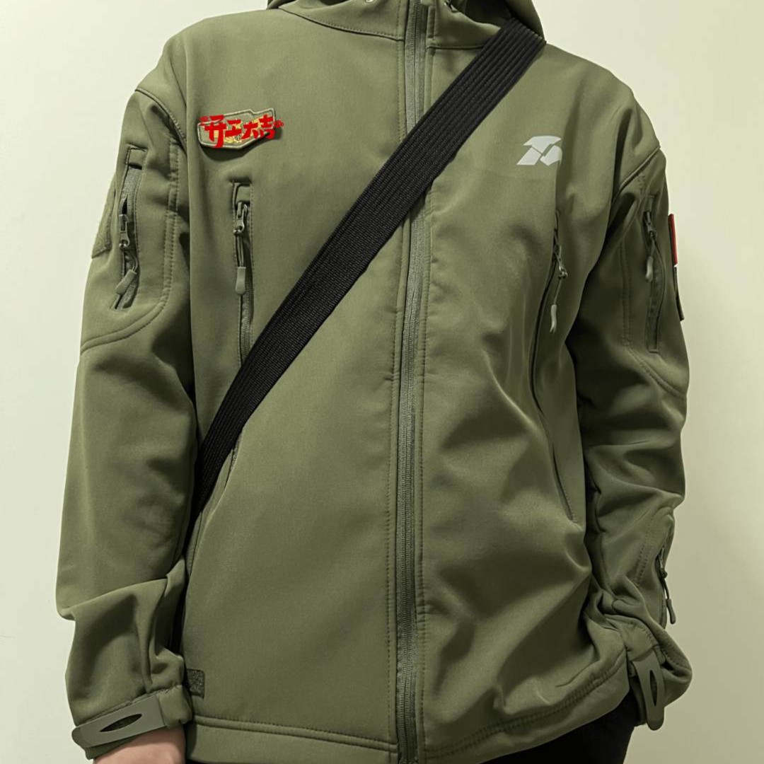 21新款冲锋衣21软壳冲锋衣运动户外防风防水冲锋衣绿色加绒冲锋衣