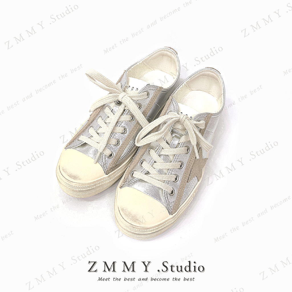 ZMMY严选私服【足尖舞蹈】脏脏鞋系带星星运动小脏鞋休闲鞋
