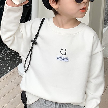 【ZMMY严选童装】男女童宝宝舒暖绒笑脸打底衫