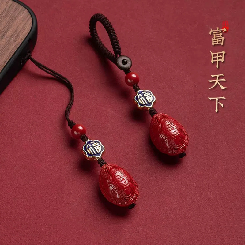 原矿帝王砂富甲天下钥匙扣挂件男女招财护身符挂饰手机链情侣礼品