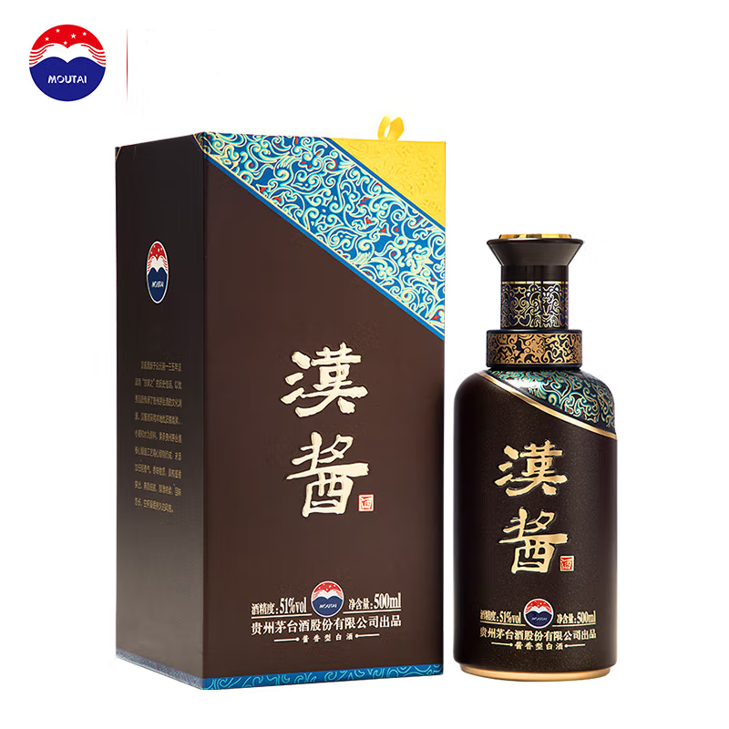 国美茅台51度汉酱500ml（3.0版）酱香型贵州茅台酒51度500ml