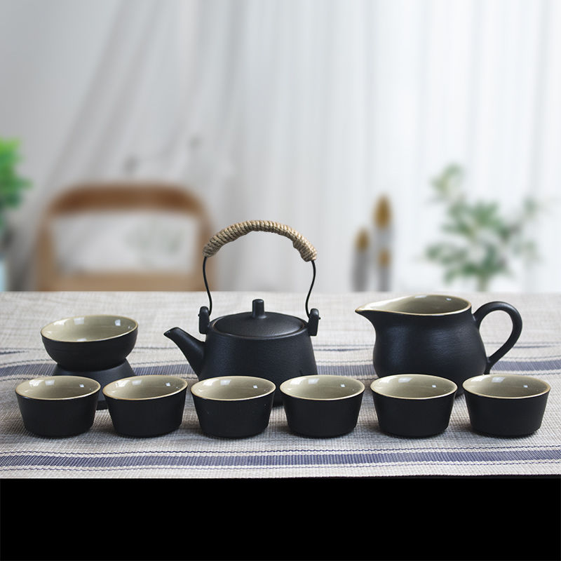 功夫茶具泡茶壶茶杯盖碗家用客厅办公室陶瓷旅行现代简约茶盘套装