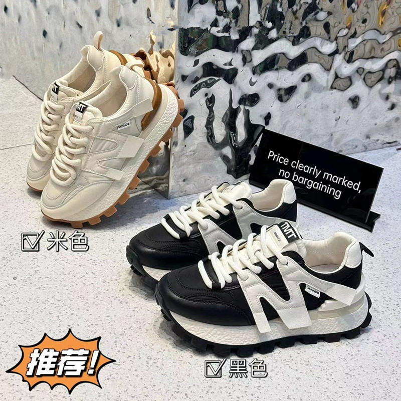 【门店1980】阿甘鞋女厚底松糕鞋2023年秋冬新款百搭舒适休闲鞋