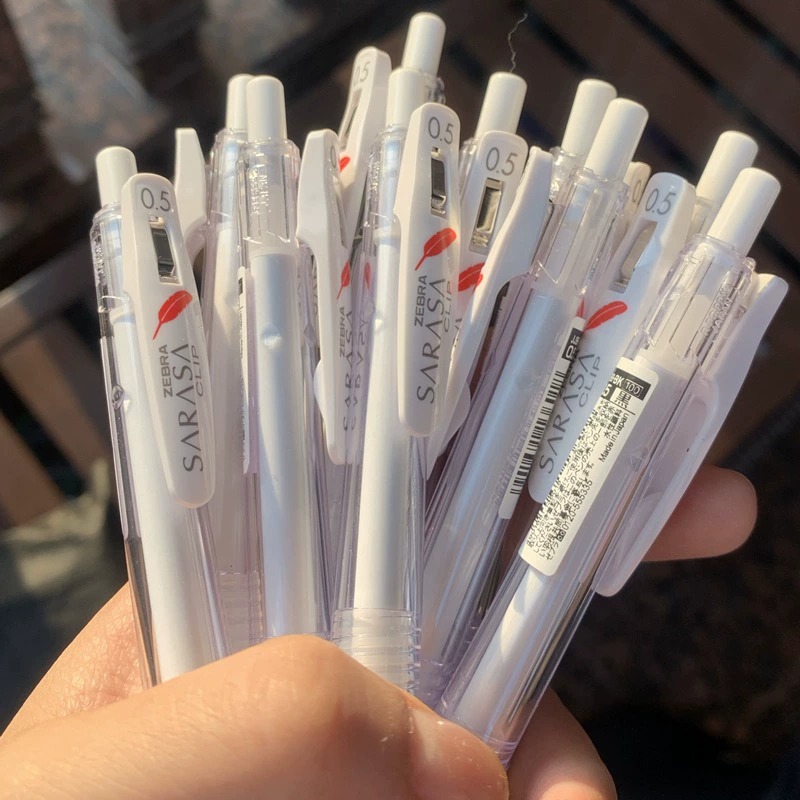 【燕子专属】 限定款JJ99羽毛中性笔按动黑色笔考试笔0.5mm