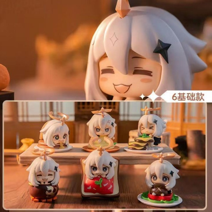 派蒙才不是应急食品美食主题二次元盲盒手办车载桌面摆件周边礼物