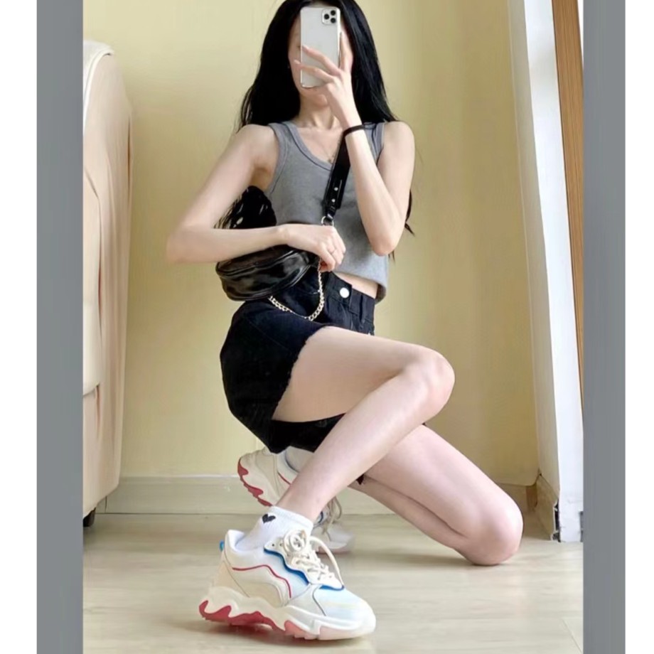 品牌订单！时尚低帮女款复古运动老爹鞋A-4811*