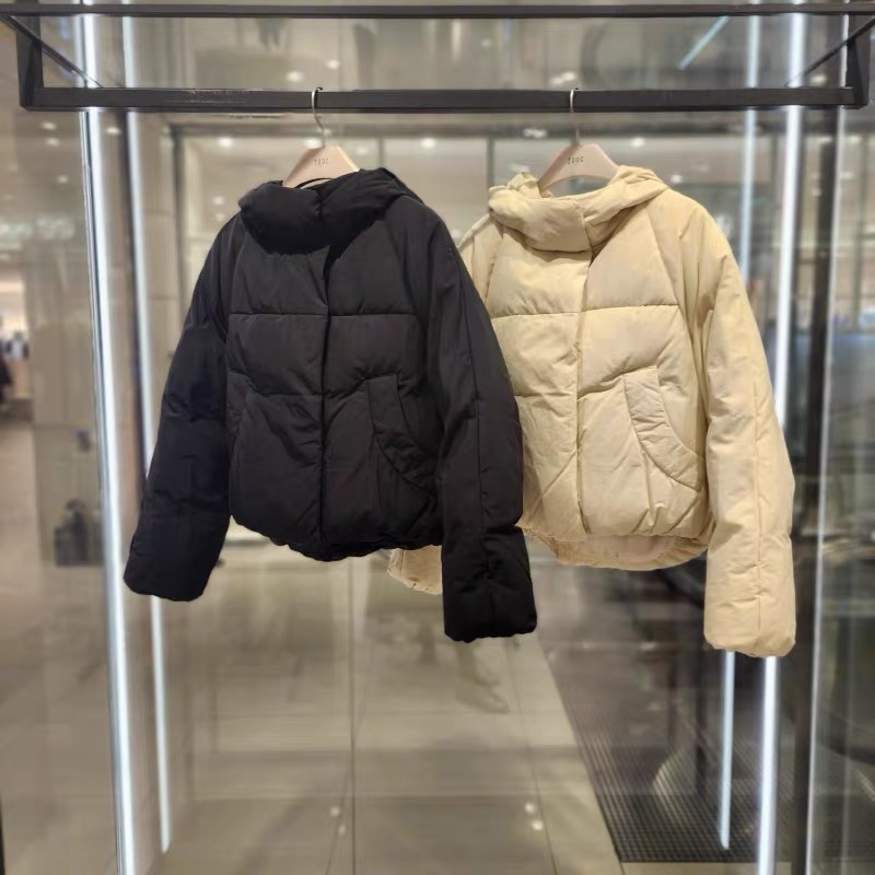 AW2311380  Zooc连帽弹力边鹅绒服