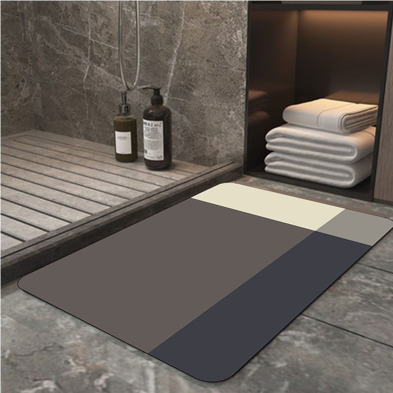 卫生间地垫硅藻泥吸水防滑垫厕所地毯洗手间浴室脚垫硅胶门垫轻奢