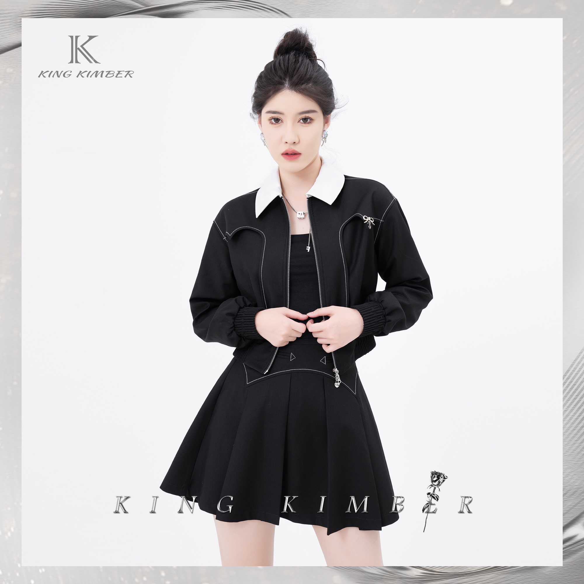 KK丨冰山美式 2023秋季新款原创设计外套KK23Q673