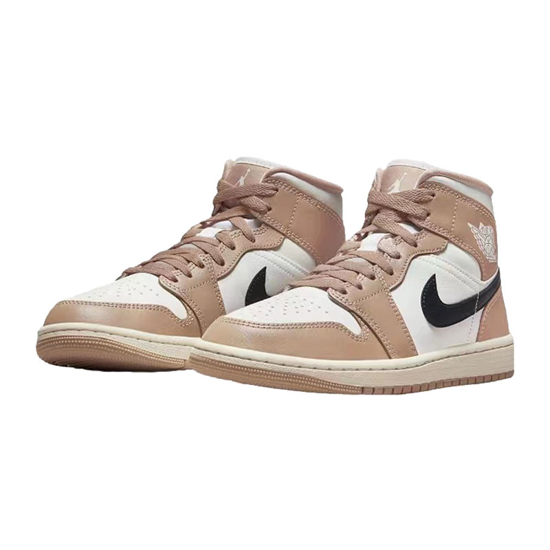 Nike耐克女子WMNS AIR JORDAN 1 MID篮球鞋BQ6472-103