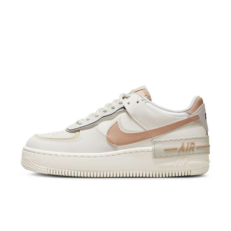 Nike耐克AF1女款低帮时尚复古潮流厚底白色经典板鞋CI0919-116
