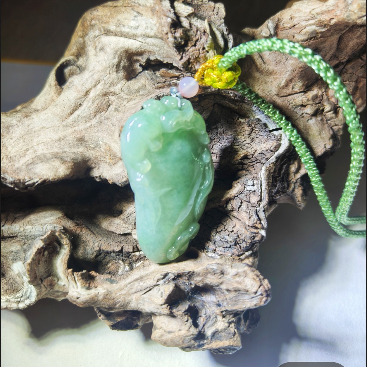 非金属吊坠 【传家珍藏】老坑料   水润  如意水滴  配证书