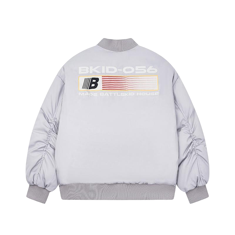 亿万少年国潮牌美式复古飞行服棉衣夹克男女秋冬百搭情侣棉服外套