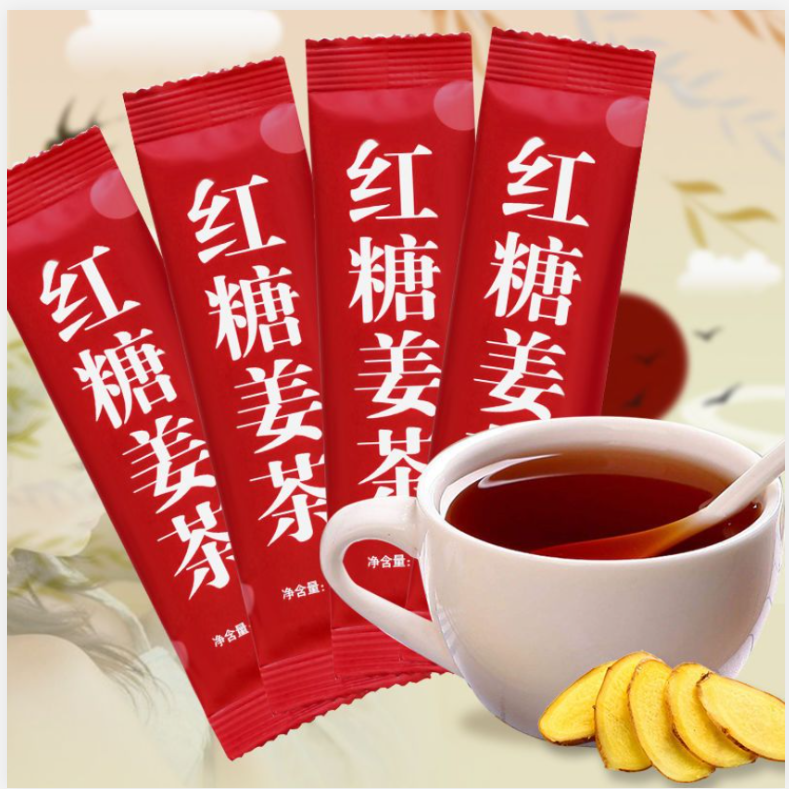 红糖姜茶大姨妈姜汁红糖独立包装生姜红糖红糖黑糖汤温暖姜母茶