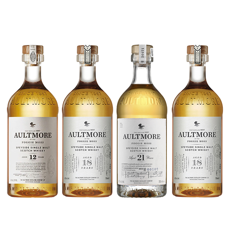 欧摩12年/18年/21年/25年斯贝塞单一麦芽苏格兰威士忌 Aultmore