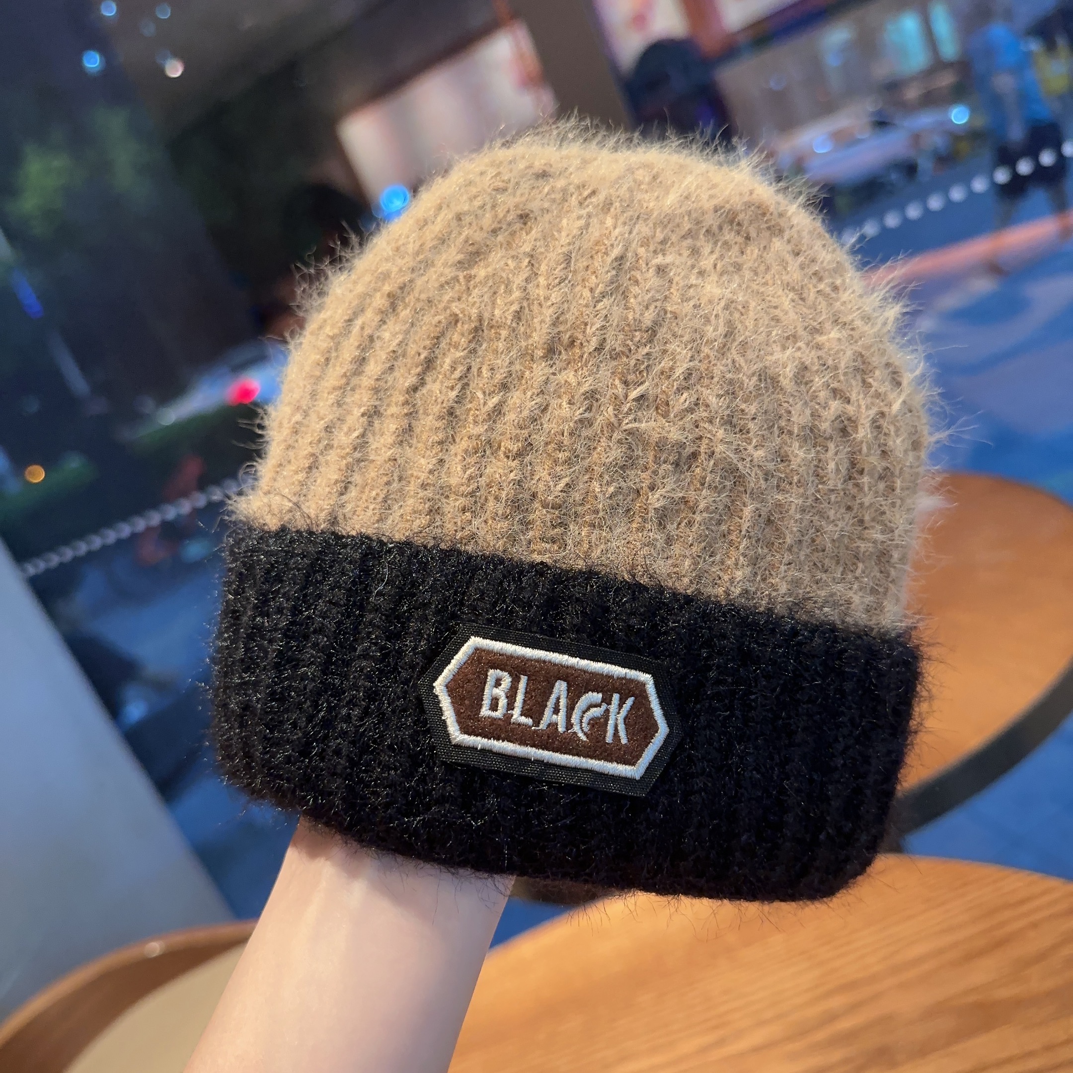 宝宝帽子冬季韩版男女童婴儿毛绒帽针织保暖护耳秋冬款儿童毛线帽