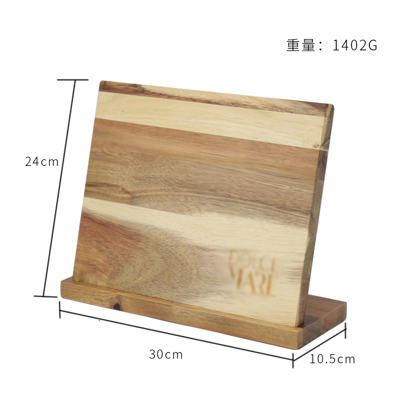 礼盒装实木磁铁刀座