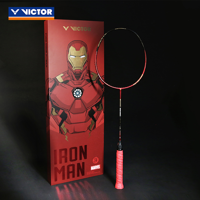 VICTOR/威克多胜利漫威联名球拍钢铁侠礼盒IRON MAN METALLIC GB